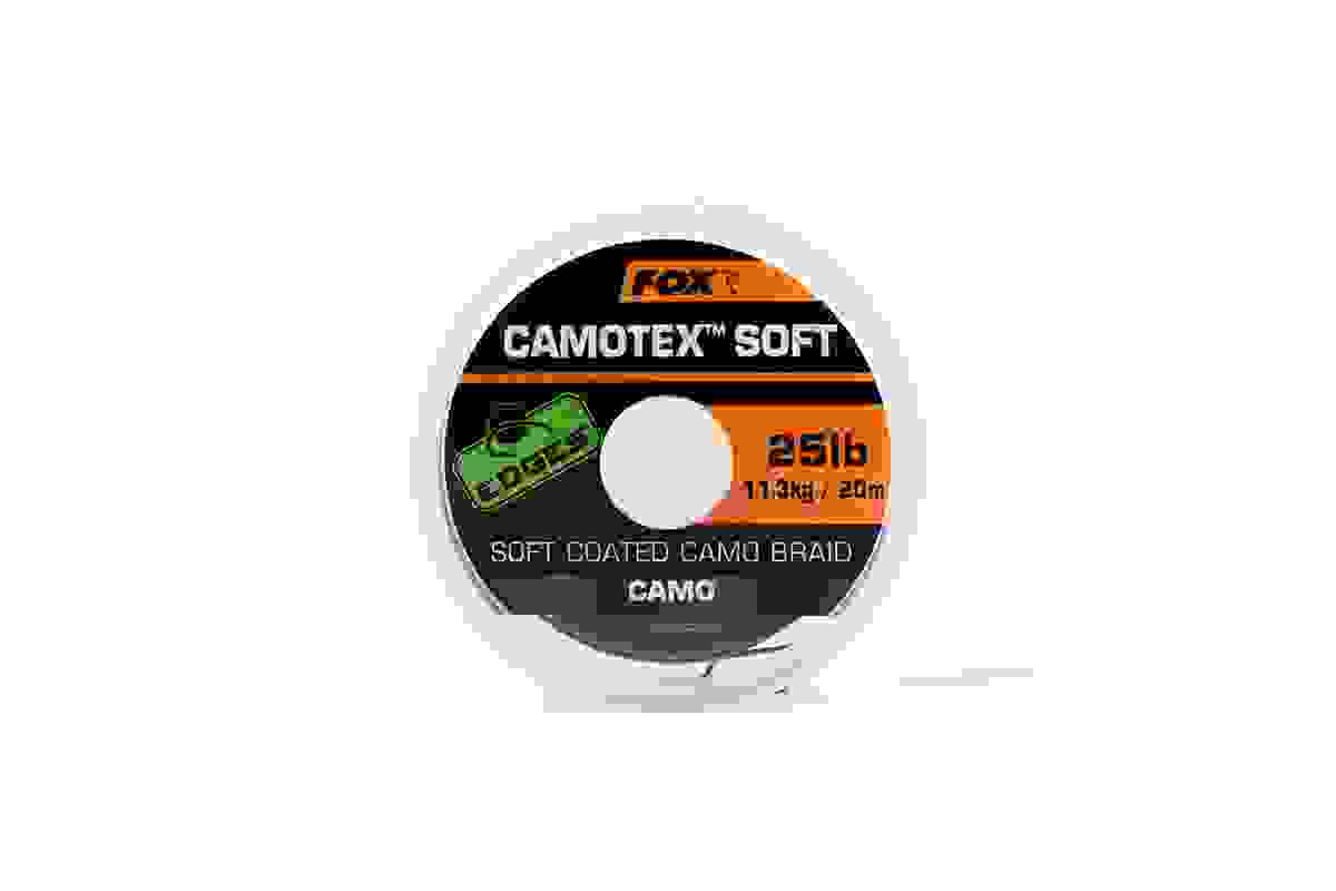 20lb 25lb 35lb Carp Fishing Hooklength Fox Edges Camotex Soft Camo